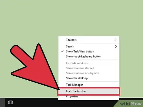 Imagen titulada Change the Windows Taskbar Position Step 2