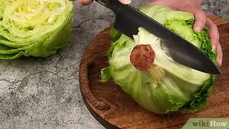 Imagen titulada Cut Iceberg Lettuce Step 1