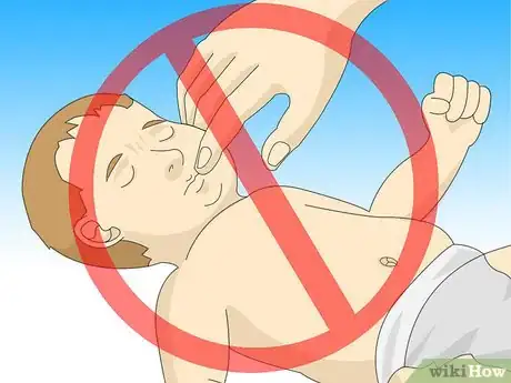 Imagen titulada Do First Aid on a Choking Baby Step 3