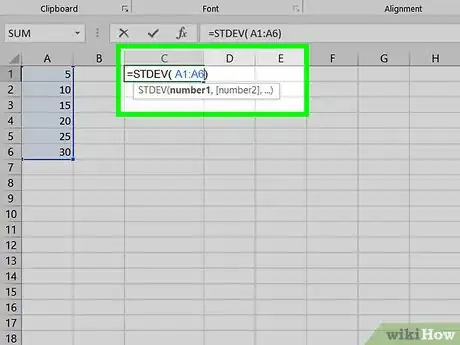 Imagen titulada Calculate Mean and Standard Deviation With Excel 2007 Step 14