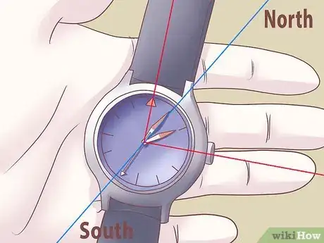 Imagen titulada Use an Analog Watch as a Compass Step 6