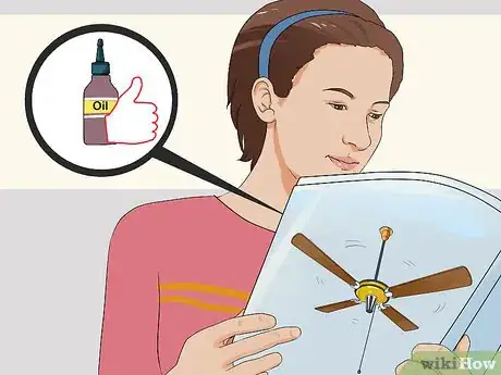 Imagen titulada Oil a Ceiling Fan Step 1