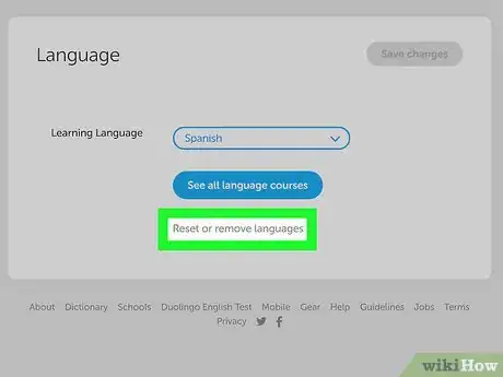 Imagen titulada Delete a Language on Duolingo Step 6