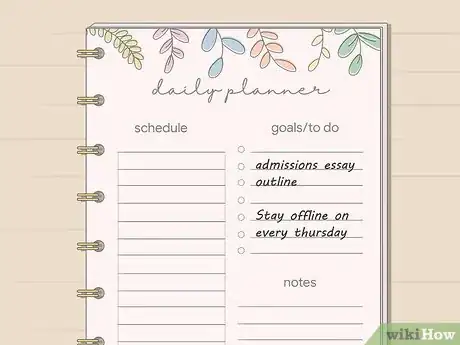 Imagen titulada Plan Your Week Step 4