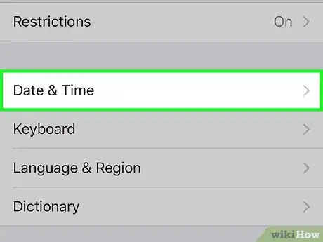 Imagen titulada Change Date and Time on the iPhone Step 3