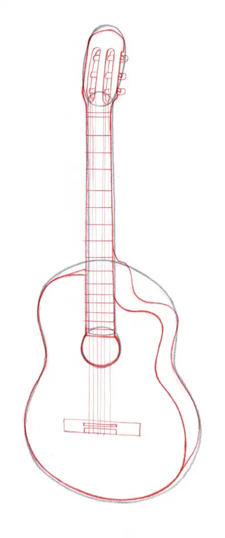 Imagen titulada Draw Guitars Step 5