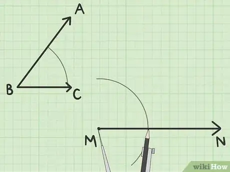 Imagen titulada Construct an Angle Congruent to a Given Angle Step 8