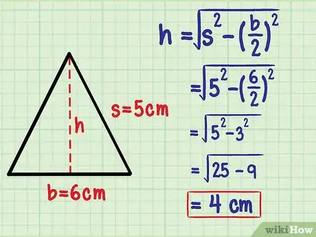 Imagen titulada Find the Area of an Isosceles Triangle Step 8