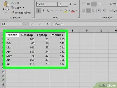 Imagen titulada Insert an Excel Table into Word Step 2