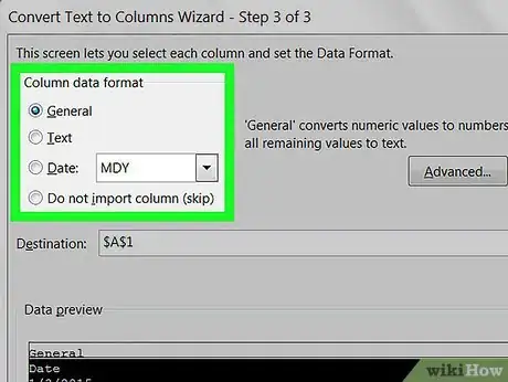 Imagen titulada Split a Cell in Excel on PC or Mac Step 10