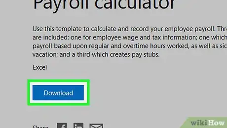 Imagen titulada Prepare Payroll in Excel Step 2