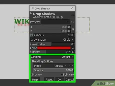 Imagen titulada Use Drop Shadow in GIMP Step 7