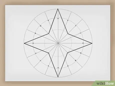 Imagen titulada Draw a Compass Rose Step 8