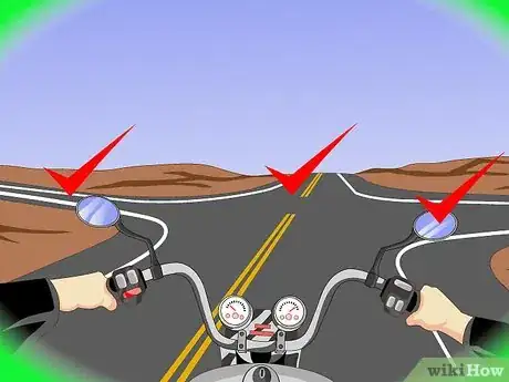 Imagen titulada Turn Right on a Motorcycle Step 1