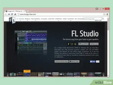 Imagen titulada Make Electronic Music Using FL Studio Demo Step 1