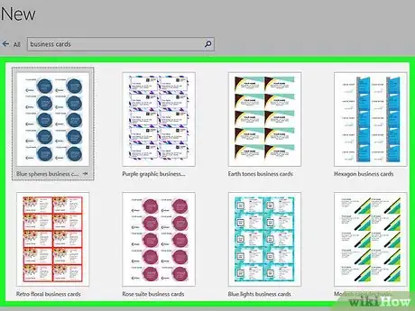 Imagen titulada Make Business Cards in Microsoft Word Step 3