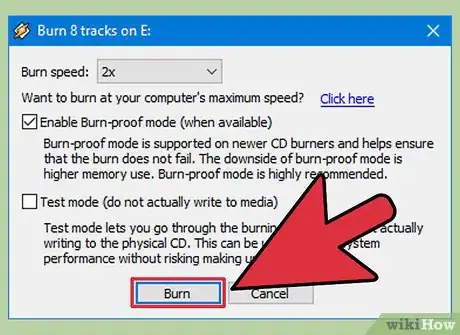 Imagen titulada Burn MP3 to CD Step 27