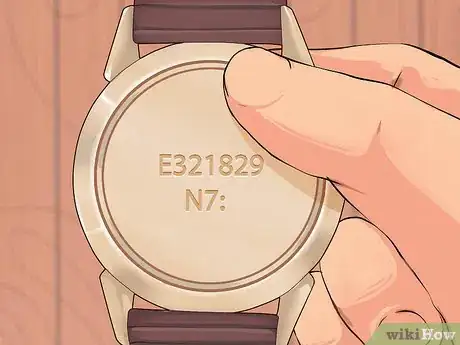 Imagen titulada Find Bulova Model Number Step 1