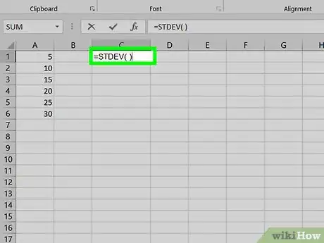 Imagen titulada Calculate Mean and Standard Deviation With Excel 2007 Step 12