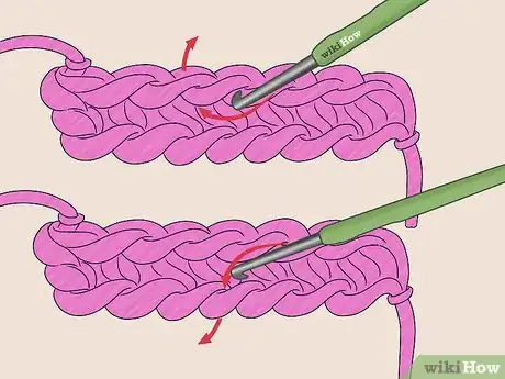 Imagen titulada Foundation Single Crochet Step 13