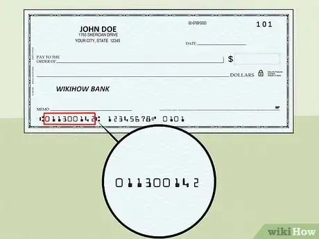 Imagen titulada Locate a Check Routing Number Step 3