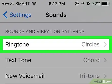Imagen titulada Change the Default Ringtone on iPhone Step 3