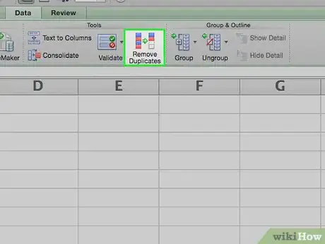 Imagen titulada Remove Duplicates in Excel Step 4