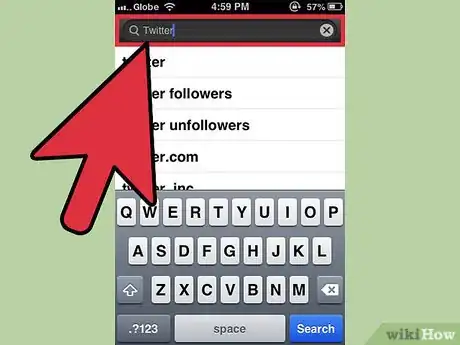 Imagen titulada Install Twitter on Your Phone Step 2