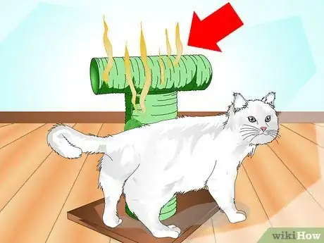 Imagen titulada Get Your Cat to Use a Scratching Post Step 9