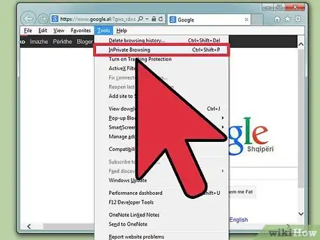 Imagen titulada Browse Incognito in Internet Explorer Step 2