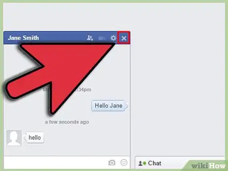 Imagen titulada Close Chat on Facebook Step 3