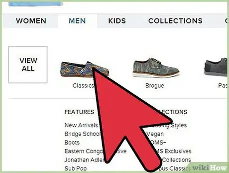 Imagen titulada Buy TOMS Shoes Online Step 3