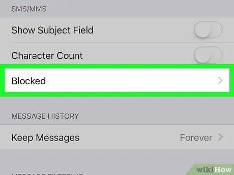 Imagen titulada Block Text Messages on an iPhone Step 9