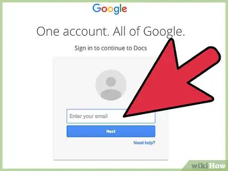 Imagen titulada Make a Signup Sheet on Google Docs Step 2