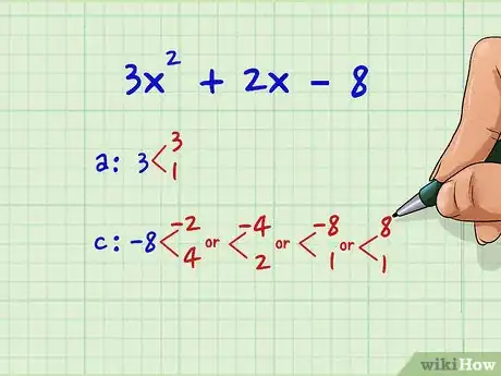 Imagen titulada Factor Second Degree Polynomials (Quadratic Equations) Step 4