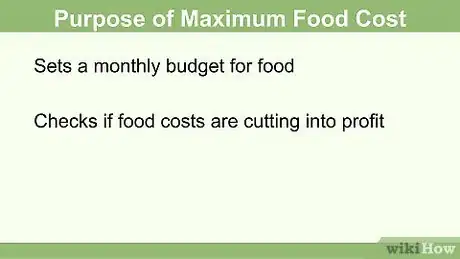 Imagen titulada Calculate Food Cost Step 1