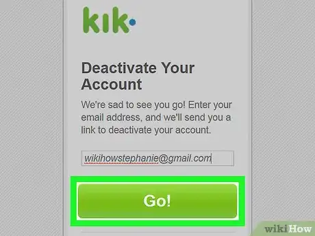 Imagen titulada Deactivate a Kik Account Step 8