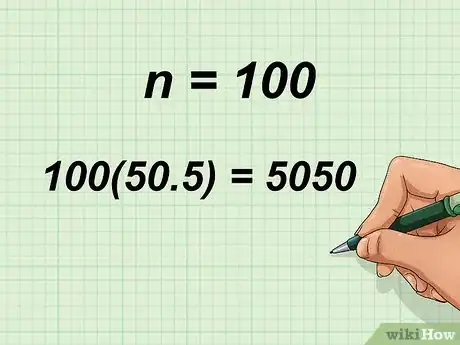 Imagen titulada Add Consecutive Integers from 1 to 100 Step 4