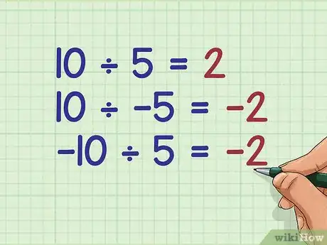 Imagen titulada Divide and Multiply by Negative Numbers Step 1