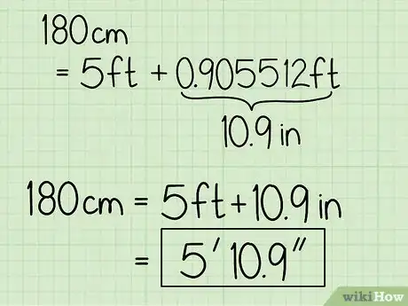 Imagen titulada Convert Human Height in Centimeters to Feet Step 9