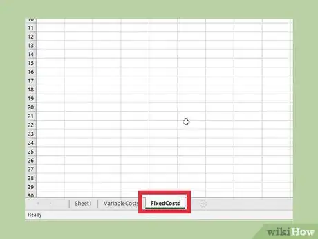 Imagen titulada Do a Break Even Chart in Excel Step 9