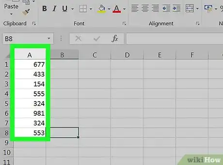 Imagen titulada Calculate Standard Deviation in Excel Step 3