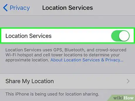 Imagen titulada Turn on GPS on an iPhone Step 4