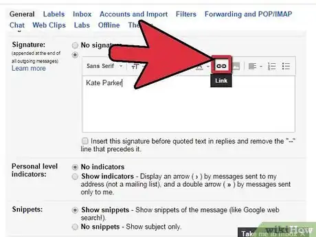 Imagen titulada Add a Signature to a Gmail Account Step 5