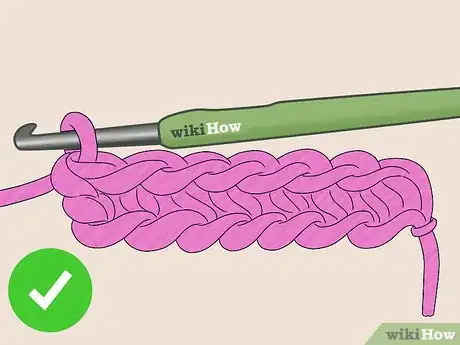 Imagen titulada Foundation Single Crochet Step 14