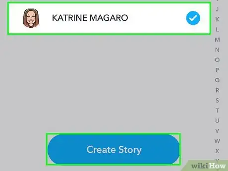 Imagen titulada Make a Custom Story on Snapchat Step 5