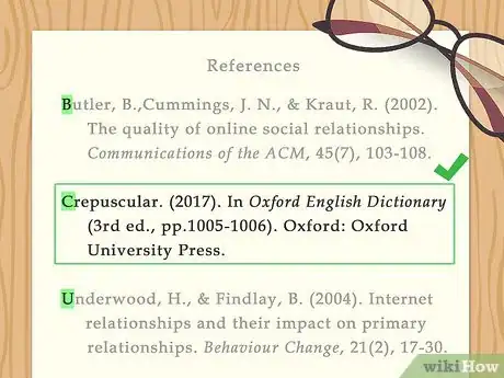 Imagen titulada Cite a Dictionary in APA Step 6