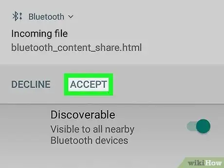 Imagen titulada Share Apps on Android Bluetooth Step 9
