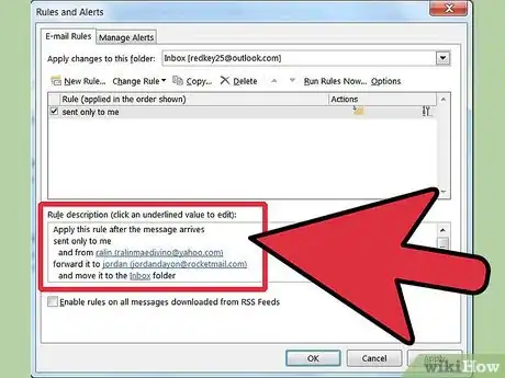 Imagen titulada Create a Rule in Outlook to Forward Mail Step 7