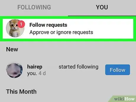 Imagen titulada Approve a Follower Request on Instagram Step 3